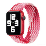 Nylon Single-turn Braided Watch Band For Apple Watch Series 8&7 41mm / SE 2&6&SE&5&4 40mm / 3&2&1 38mm, For Apple Watch Series 8&7 41mm,145mm, For Apple Watch Series 8&7 41mm, 145mm