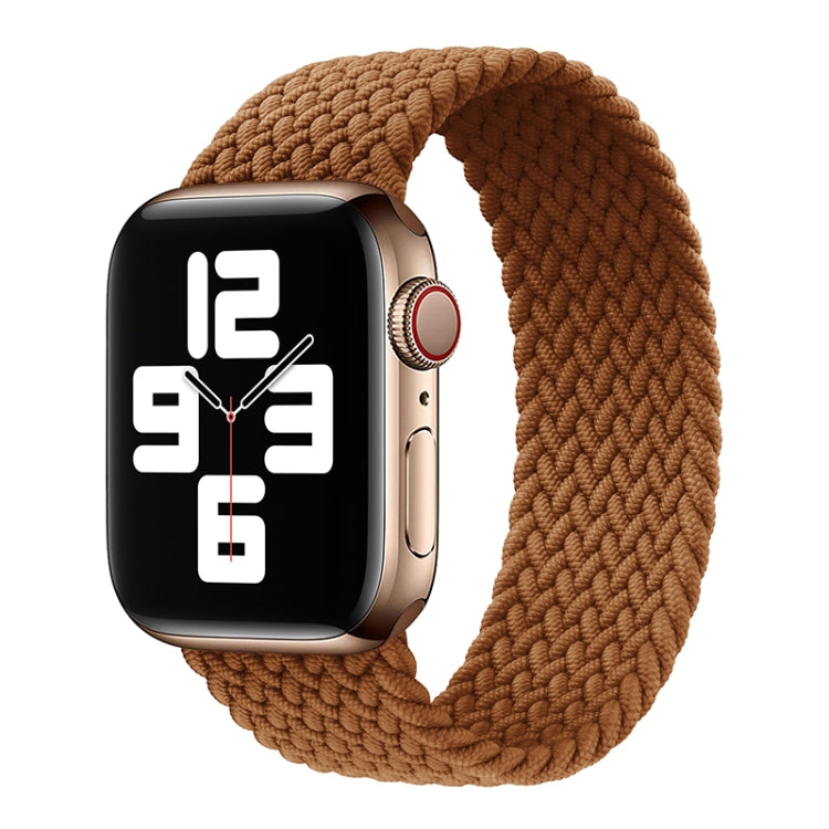 Nylon Single-turn Braided Watch Band For Apple Watch Series 8&7 41mm / SE 2&6&SE&5&4 40mm / 3&2&1 38mm, For Apple Watch Series 8&7 41mm,145mm, For Apple Watch Series 8&7 41mm, 145mm
