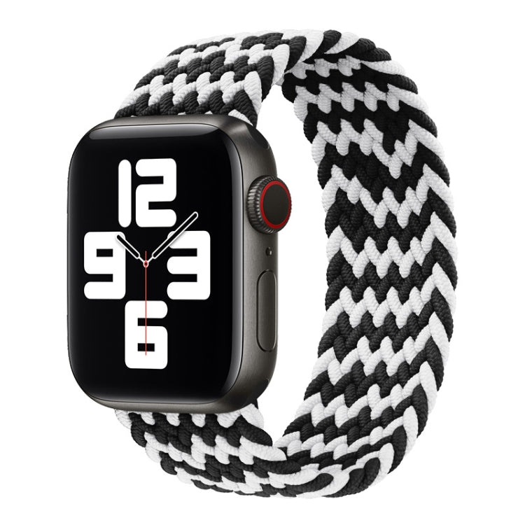 Nylon Single-turn Braided Watch Band For Apple Watch Series 8&7 41mm / SE 2&6&SE&5&4 40mm / 3&2&1 38mm, For Apple Watch Series 8&7 41mm,155mm, For Apple Watch Series 8&7 41mm, 155mm
