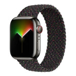 Nylon Single-turn Braided Watch Band For Apple Watch Series 8&7 41mm / SE 2&6&SE&5&4 40mm / 3&2&1 38mm, For Apple Watch Series 8&7 41mm,155mm, For Apple Watch Series 8&7 41mm, 155mm