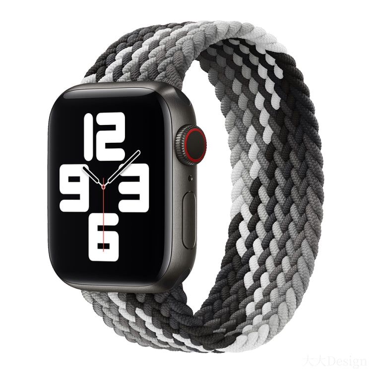 Nylon Single-turn Braided Watch Band For Apple Watch Series 8&7 41mm / SE 2&6&SE&5&4 40mm / 3&2&1 38mm, For Apple Watch Series 8&7 41mm,155mm, For Apple Watch Series 8&7 41mm, 155mm
