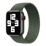 Nylon Single-turn Braided Watch Band For Apple Watch Series 8&7 41mm / SE 2&6&SE&5&4 40mm / 3&2&1 38mm, For Apple Watch Series 8&7 41mm,155mm, For Apple Watch Series 8&7 41mm, 155mm