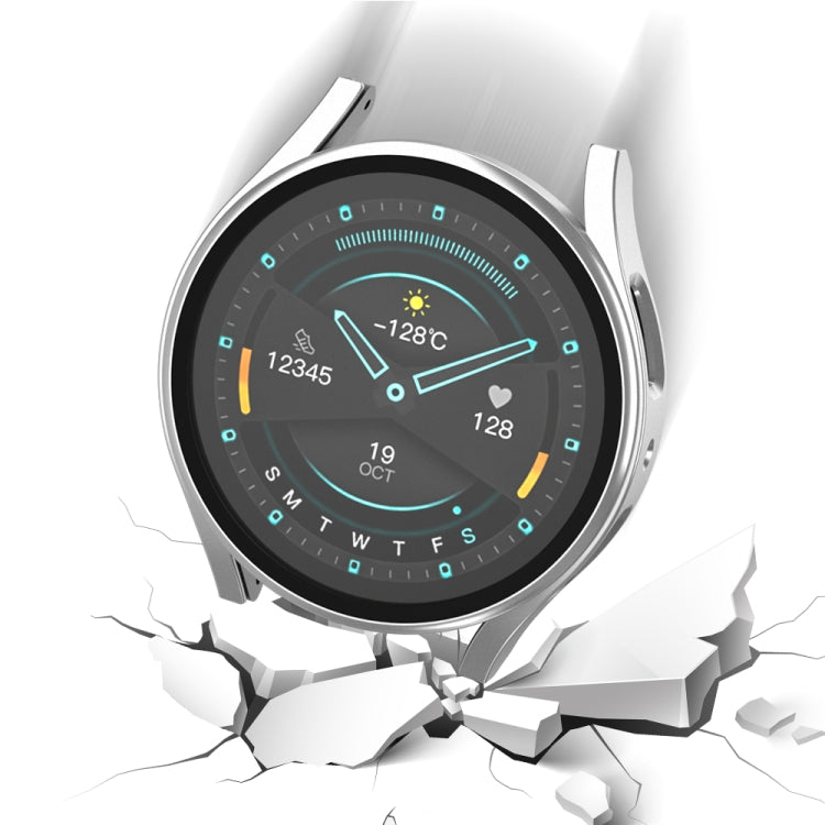 Frosted PC + Tempered Film Integrated Watch Protective Case, For Samsung Galaxy Watch 5 40mm