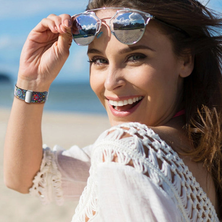 Magnetisches, bedrucktes Silikon-Uhrenarmband für Samsung Galaxy Watch5