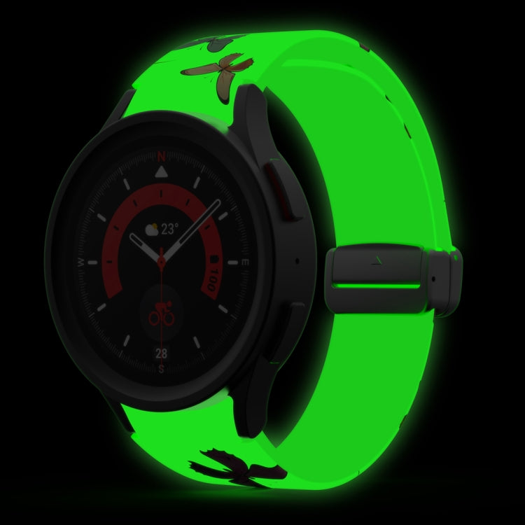 Magnetisches, bedrucktes Silikon-Uhrenarmband für Samsung Galaxy Watch5