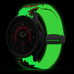 Magnetisches, bedrucktes Silikon-Uhrenarmband für Samsung Galaxy Watch5