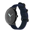Woven Nylon Steel Buckle Watch Band, For Google Pixel Watch 4 / 3 / 2 / 1 41mm