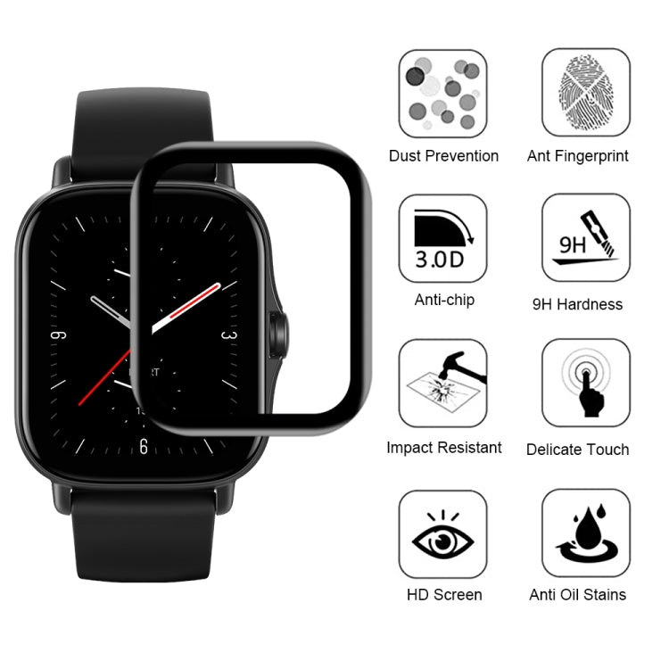 3D Surface Composite Soft Watch Film, For Amazfit GTS 2E, For Fitbit Charge 5, For Garmin Fenix 7S, For Keep Band B2, For OPPO Watch Free, For OPPO Watch SE, For Realme Watch 2, For Realme Watch T1, For Realme Watch, For Google Pixel Watch             ...