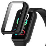 PC + Tempered Glass Integrated Protective Watch Case, For Amazfit Band 7
