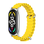 MIJOBS PLUS Marine Silicone Breathable Watch Band, For Xiaomi Mi Band 6 / 5, For Xiaomi Mi Band 7 / 7 NFC