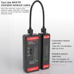 جهاز اختبار خط الهاتف وخط الشبكة HABOTEST HT812A 2 في 1، HT812A