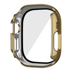 Plating Gloss PC Tempered Glass Integral Watch Case, For Apple Watch Ultra 3 / 2 / 1 49mm