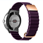 Reverse Buckle Magnetic Genuine Leather Watch Band, For Google Pixel Watch 4 / 3 / 2 / 1 41mm