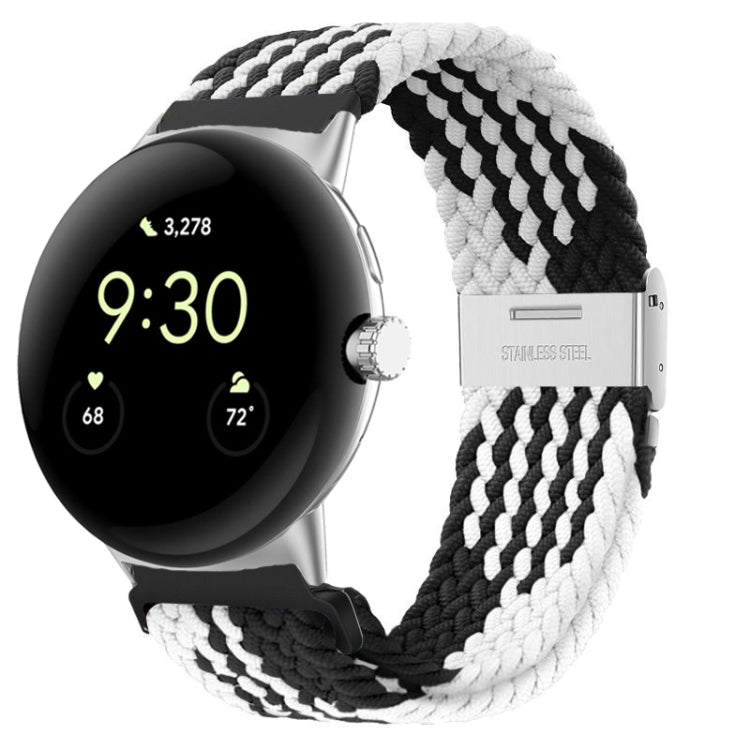 Metal Buckle Nylon Watch Band, For Google Pixel Watch 4 / 3 / 2 / 1 41mm