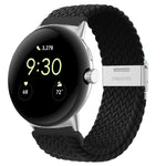 Metal Buckle Nylon Watch Band, For Google Pixel Watch 4 / 3 / 2 / 1 41mm
