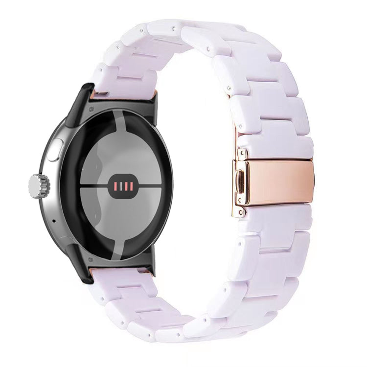 Three-beads Resin Watch Band, For Google Pixel Watch 4 / 3 / 2 / 1 41mm