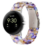 Three-beads Resin Watch Band, For Google Pixel Watch 4 / 3 / 2 / 1 41mm