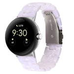 Three-beads Resin Watch Band, For Google Pixel Watch 4 / 3 / 2 / 1 41mm