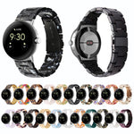 Three-beads Resin Watch Band, For Google Pixel Watch 4 / 3 / 2 / 1 41mm
