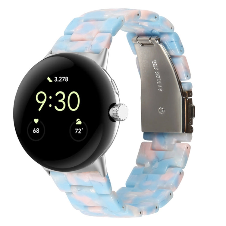 Three-beads Resin Watch Band, For Google Pixel Watch 4 / 3 / 2 / 1 41mm