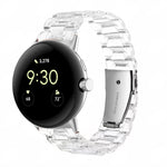Three-beads Resin Watch Band, For Google Pixel Watch 4 / 3 / 2 / 1 41mm
