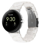 Three-beads Resin Watch Band, For Google Pixel Watch 4 / 3 / 2 / 1 41mm
