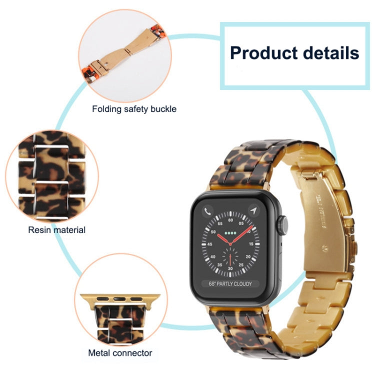 Three-beads Resin Watch Band, For Google Pixel Watch 4 / 3 / 2 / 1 41mm