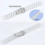 Three-beads Resin Watch Band, For Google Pixel Watch 4 / 3 / 2 / 1 41mm
