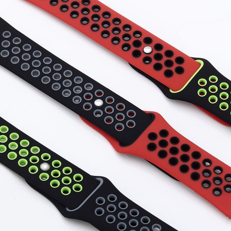 Two-color Reverse Buckle Silicone Watch Band, For Google Pixel Watch 4 / 3 / 2 / 1 41mm