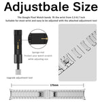 One Bead Butterfly Buckle Metal Watch Band, For Google Pixel Watch 4 / 3 / 2 / 1 41mm