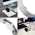 One Bead Butterfly Buckle Metal Watch Band, For Google Pixel Watch 4 / 3 / 2 / 1 41mm