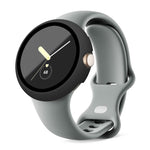 Frosted PC Frame Tempered Film Integrated Watch Protective Case, For Google Pixel Watch