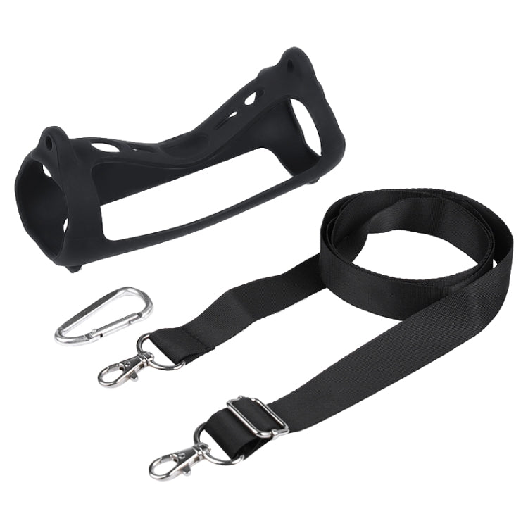 Bluetooth Speaker Portable Silicone Case with Shoulder Strap, Black, Red, Blue