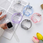 TPU Integrated Case Watch Band, For Apple Watch Series 9&8&7 41mm/SE2025&SE 2&6&SE&5&4 40mm, For Apple Watch Series 9&8&7 45mm/SE2025&SE 2&6&SE&5&4 44mm