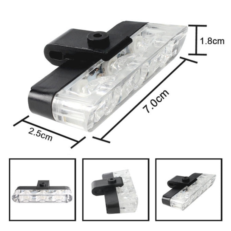 4 in 1 Car 12LEDs Grille Flash Lights Warning Lights with Wireless Remote Control, Red, Red White, Red Blue, Yellow, Yellow White, Blue, Blue White, White
