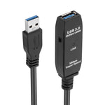 كابل تمديد USB 3.0 من ذكر إلى أنثى لنقل البيانات بسرعة فائقة، الطول: 10 م، 10 م