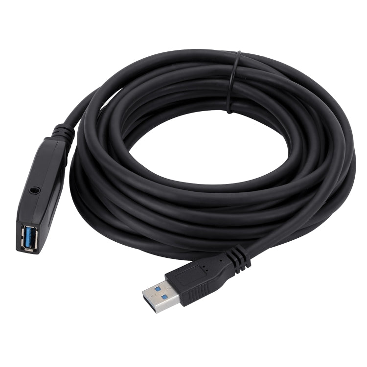 كابل تمديد USB 3.0 من ذكر إلى أنثى لنقل البيانات بسرعة فائقة، الطول: 10 م، 10 م