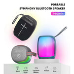 مكبر صوت HOPESTAR P50 mini مقاوم للماء مع إضاءة RGB خارجية وبلوتوث، P50 mini