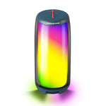 HOPESTAR P49 Tone Pulse RGB Light Waterproof Bluetooth Speaker, P49(Black), P49(Grey), P49(Blue)
