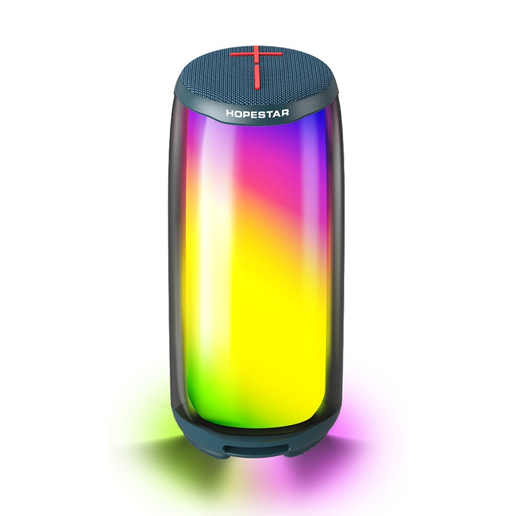 مكبر صوت HOPESTAR P49 Tone Pulse مقاوم للماء مع إضاءة RGB وبلوتوث، P49(أزرق)، P49(أسود)، P49(رمادي)
