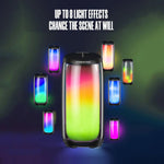 HOPESTAR P49 Tone Pulse RGB Light Waterproof Bluetooth Speaker, P49(Black), P49(Grey), P49(Blue)