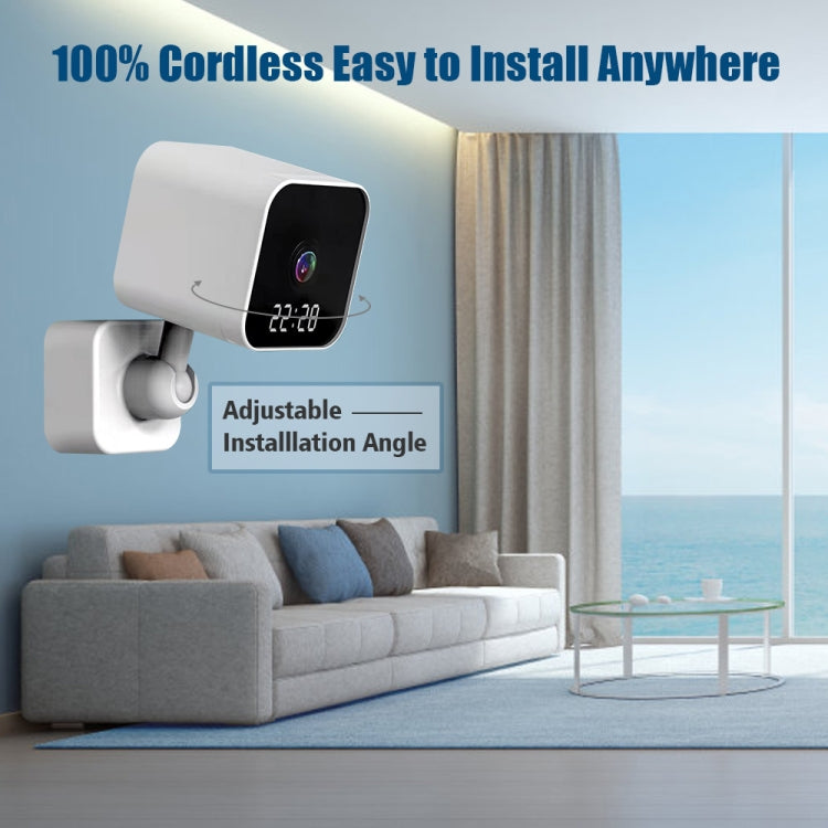 DP27 1080P Clock Plug Card WiFi Camera, Support Two-way Voice Intercom & Mobile Monitoring, US Plug, EU Plug