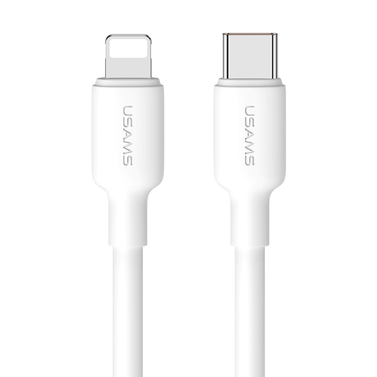 كابل شحن بيانات USAMS US-SJ610 U84 PD20W USB-C / Type-C إلى 8 دبابيس، PD20W 8 دبابيس 1 متر