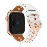 Punk Rivet Genuine Leather Watch Band, For Apple Watch Series 7 41mm / 6 & SE & 5 & 4 40mm, For Apple Watch Ultra 49mm / Series 8&7 45mm / SE 2&6&SE&5&4 44mm