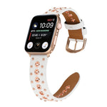 Punk Rivet Genuine Leather Watch Band, For Apple Watch Series 7 41mm / 6 & SE & 5 & 4 40mm, For Apple Watch Ultra 49mm / Series 8&7 45mm / SE 2&6&SE&5&4 44mm