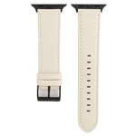 Cowhide Texture Leather Watchband, For Apple Watch Series 8&7 41mm / SE 2&6&SE&5&4 40mm / 3&2&1 38mm, For Apple Watch Series 7 45mm / 6 & SE & 5 & 4 44mm / 3 & 2 & 1 42mm, For Apple Watch Series 7 41mm / 6 & SE & 5 & 4 40mm / 3 & 2 & 1 38mm            ...