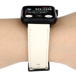 Cowhide Texture Leather Watchband, For Apple Watch Series 8&7 41mm / SE 2&6&SE&5&4 40mm / 3&2&1 38mm, For Apple Watch Series 7 45mm / 6 & SE & 5 & 4 44mm / 3 & 2 & 1 42mm, For Apple Watch Series 7 41mm / 6 & SE & 5 & 4 40mm / 3 & 2 & 1 38mm            ...