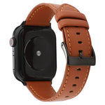 Cowhide Texture Leather Watchband, For Apple Watch Series 8&7 41mm / SE 2&6&SE&5&4 40mm / 3&2&1 38mm, For Apple Watch Series 7 45mm / 6 & SE & 5 & 4 44mm / 3 & 2 & 1 42mm, For Apple Watch Series 7 41mm / 6 & SE & 5 & 4 40mm / 3 & 2 & 1 38mm            ...