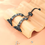 Full Diamond Metal Bracelet Watch Band, For Apple Watch Series 8&7 45mm / SE 2&6&SE&5&4 44mm, For Apple Watch Series 8&7 41mm / SE 2&6&SE&5&4 40mm