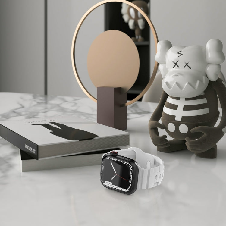 Sports Silicone Watch Band, For Apple Watch Series 8&7 41mm, For Apple Watch Series 8&7 45mm